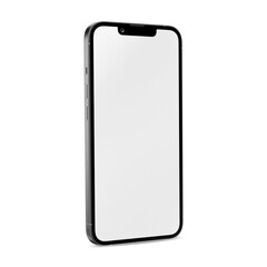 a image of an blank cellphone isolated on a white background