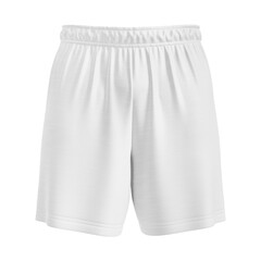 white blank shorts isolated on a white background
