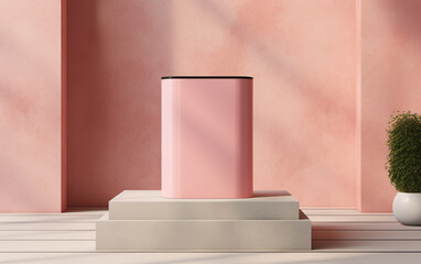 Fototapeta premium Podium mockup display with for product presentation
