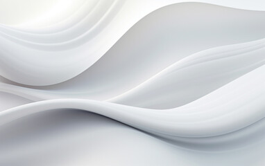 Smooth white wave background 