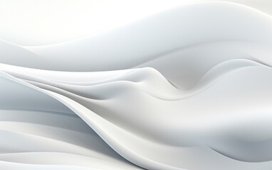 Smooth white wave background 