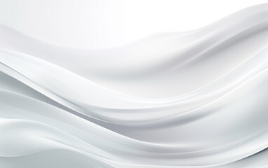 Smooth white wave background 