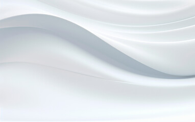 Obraz premium Smooth white wave background 