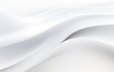 Smooth white wave background 