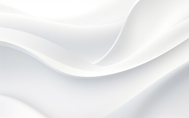 Smooth white wave background 