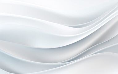 Obraz premium Smooth white wave background 