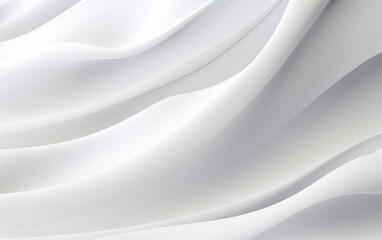 Smooth white wave background
