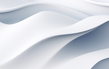 Smooth white wave background