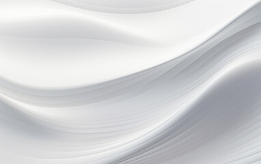 Smooth white wave background