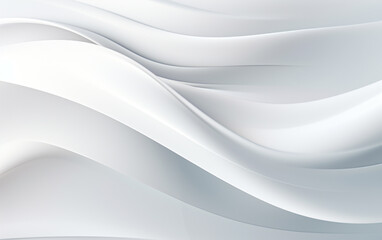 Smooth white wave background