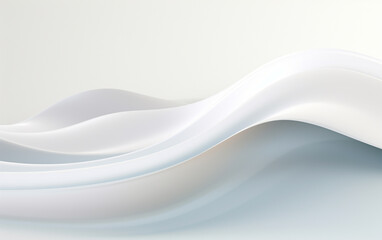 Smooth white wave background