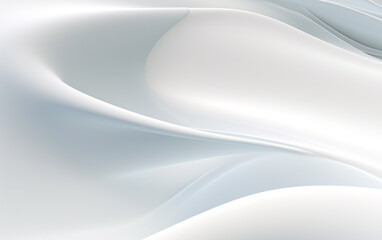 Smooth white wave background
