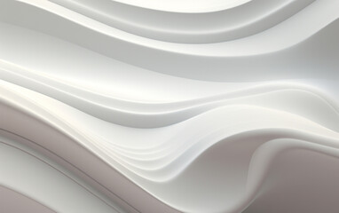 Obraz na płótnie Canvas Smooth white wave background
