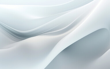 Smooth white wave background