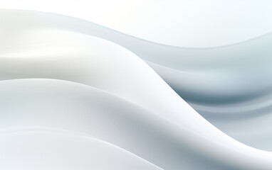 Smooth white wave background