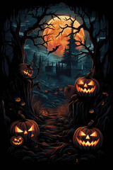 Fototapeta premium Halloween Background