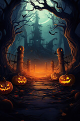 Fototapeta premium Halloween Background