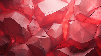 A dynamic and bold stone gentle light background in shades of red, representing passion and energy. The window casts dramatic and expressive shadows, making a strong visual impact.