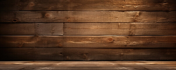 A rustic, weathered wooden plank background illuminated by a soft, diffused daylight. The interplay of light and shadow enhances the rugged textures and natural imperfections, providing