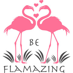 Naklejka premium Flamingo mit transparentem Hintergrund 