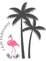 Naklejka premium Flamingo mit transparentem Hintergrund 