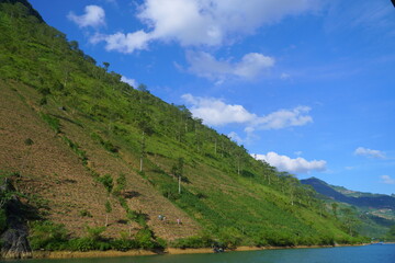 Fototapeta na wymiar landscape of Meo Vac district, Ha Giang province