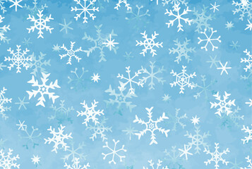 雪片の背景イラスト