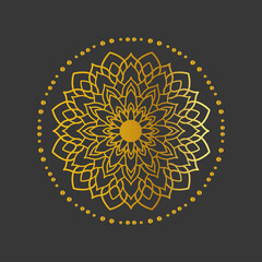 Luxury decorative ornamental arabic ramadan style mandala background