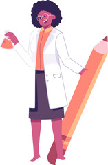 Teacher's Day Character illustration