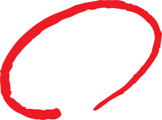 hand drawn circle