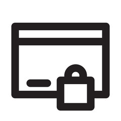 Black Financial Icon/Line Style Icon/Bold Stroke