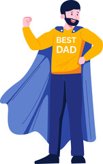 Father's Day Character Illustration