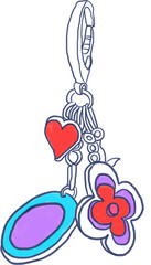 keyring illustration