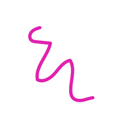 Red Pink Orange Squiggles Lines Vectors 