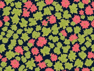 seamless pattern with flowers