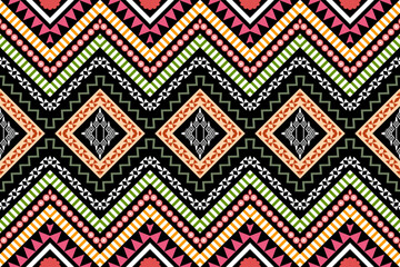 Ethnic geometric pattern design for wallpaper backgrounds, carpets, clothing, wraps, batik, cloth.