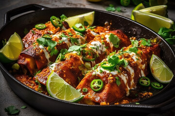 Authentic Mexican Enchiladas: A Zesty Fiesta in Every Bite