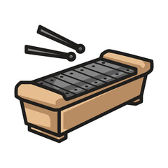 Marimba Xylophone Music Instrument Clipart