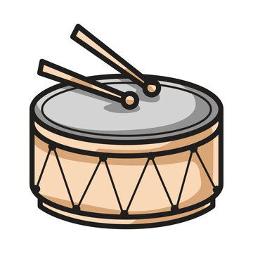 Mini Drum Music Instrument Clipart