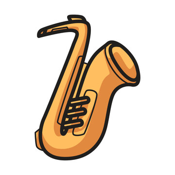 Classic Trumpet Music Instrument Clipart