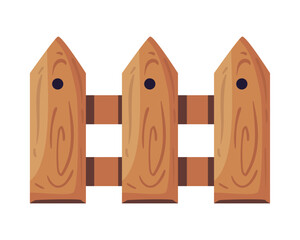 garden wooden fence icon