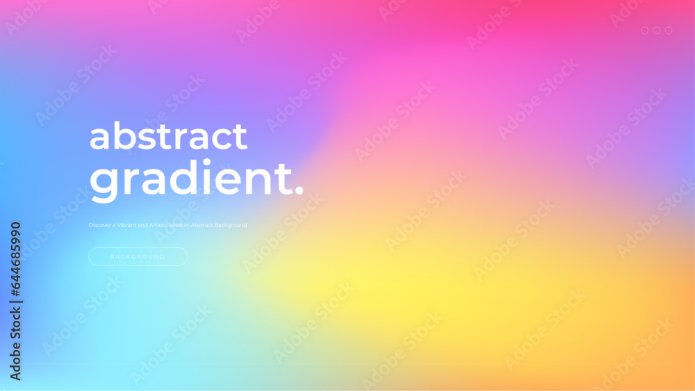 Poster Vector colorful gradient trendy background abstract
