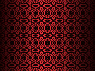 High contrast shiny red and black stripes background. Abstract technology graphic banner design. Vector corporate background.