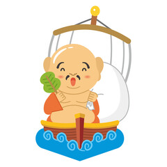 七福神　イラスト