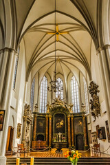 Fototapeta na wymiar Altar St Mary's Church Berlin Germany