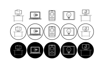 Business concept vector icon image