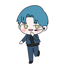 Portrait Kpop Idolillustration.