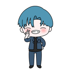 Portrait Kpop Idolillustration.