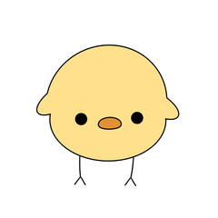 Obraz premium Hatching chick illustration