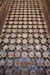 Patterns Carved on the Wooden Window Grilles of an Old Korean Temple